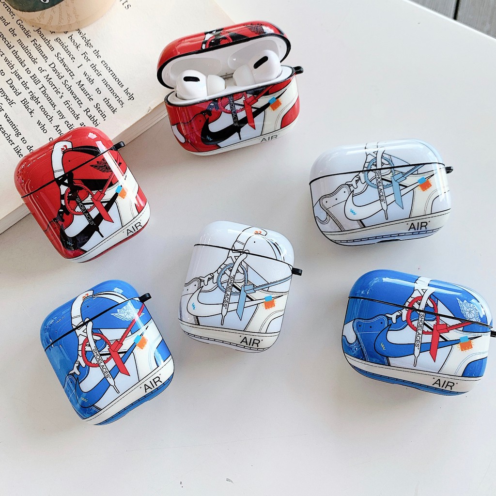 Off White for Nike Air Jordan Soft Airpods Case for Apple ...