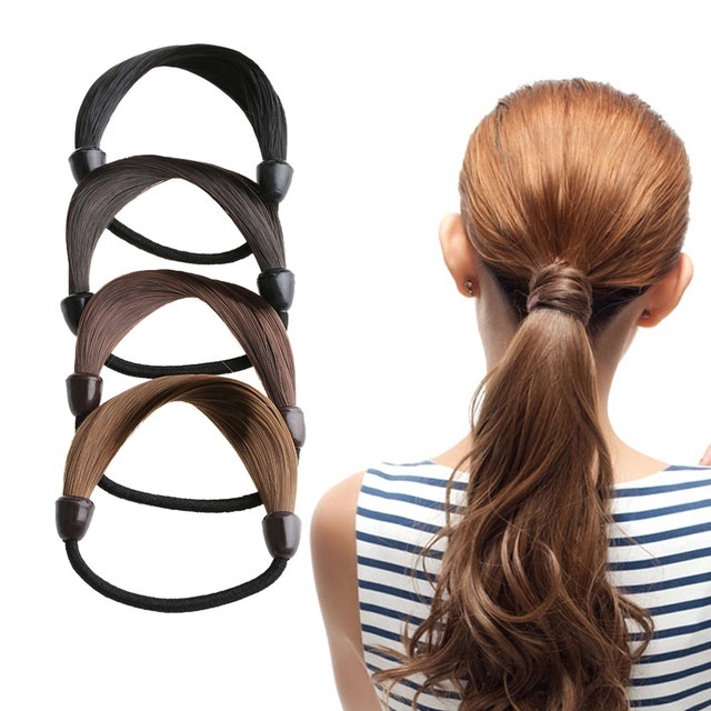 Fashion Girls Hair Ponytail Holders Plaits Headwear Stretch Rubber Hair  Band Braid Hair Ring Rope | Shopee Singapore