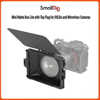 SmallRig Camera Mini Matte Box Lite with Top Flag for DSLRs and Mirrorless Cameras - 3575