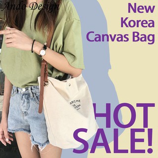 Image of ROYAL BAGGER New Korea Women Shoulder Bag Sling Bag Canvas Bucket Tote Bag Super Hot High Quality