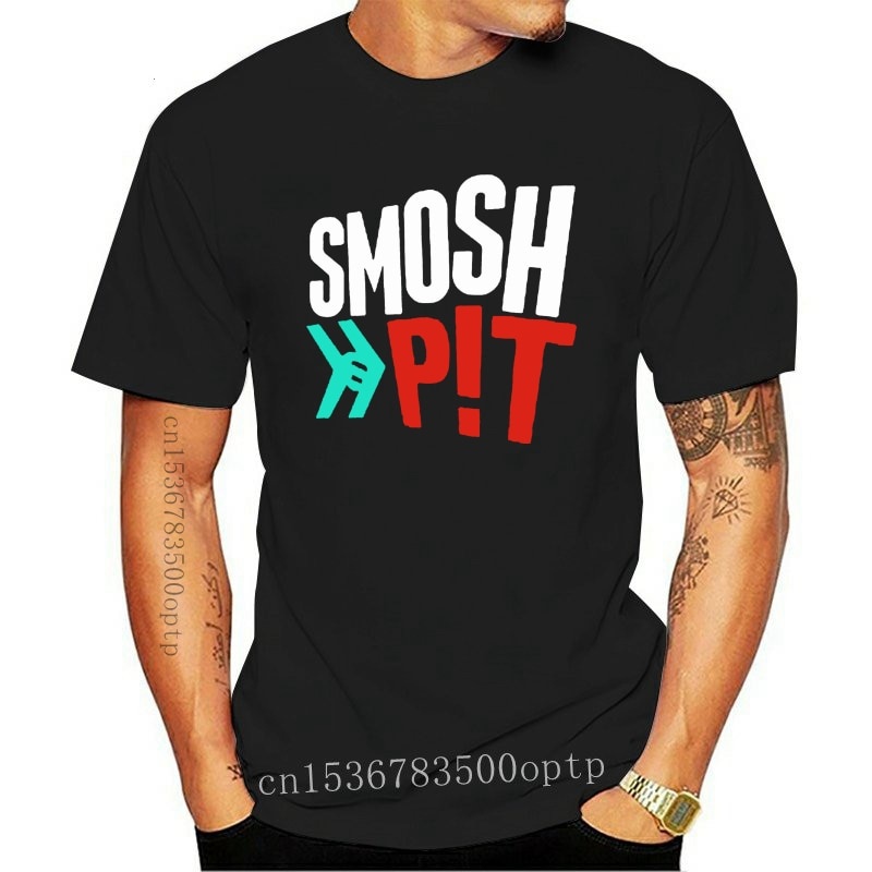 Smosh Pit Famous Logo Mens Black T Shirt Shopee Singapore