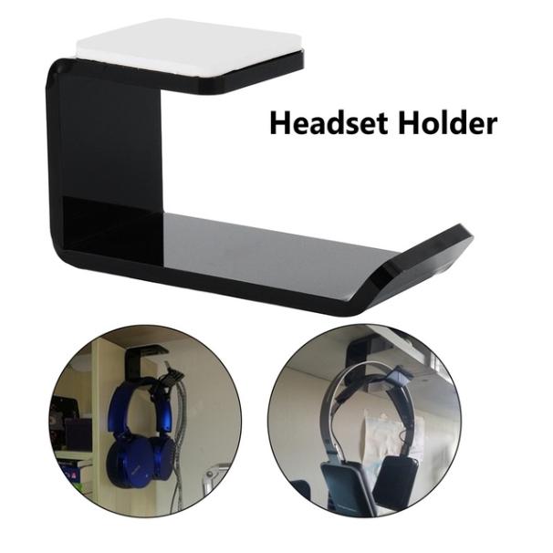 Durable Headphone Headset Holder Hanger Earphone Wall Desk Display Stand Bracket #1