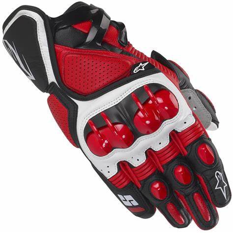 Alpinestars S 1 Short Street Leather Supermoto Motorcycle Racing Summer Gloves Red Glove Shopee Singapore