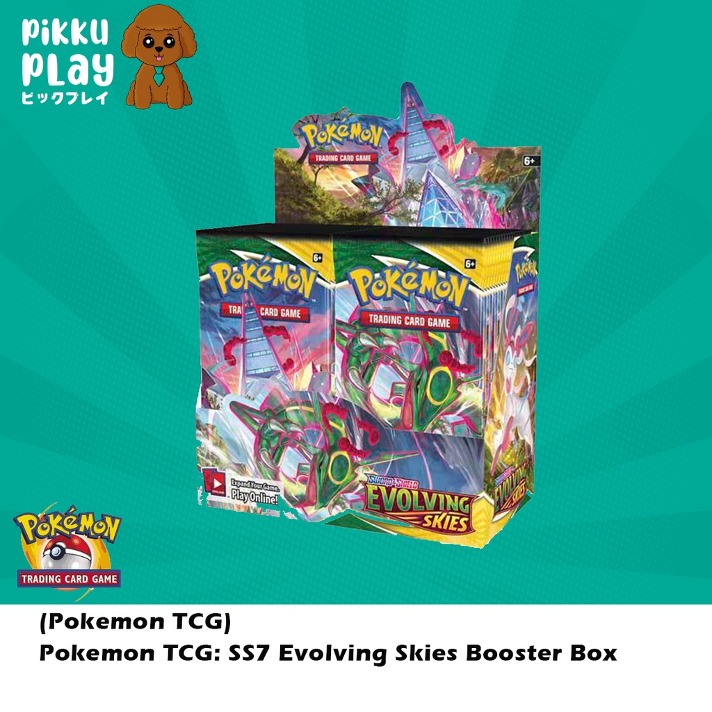 Pokemon Tcg Ss7 Evolving Skies Booster Box Shopee Singapore 9352