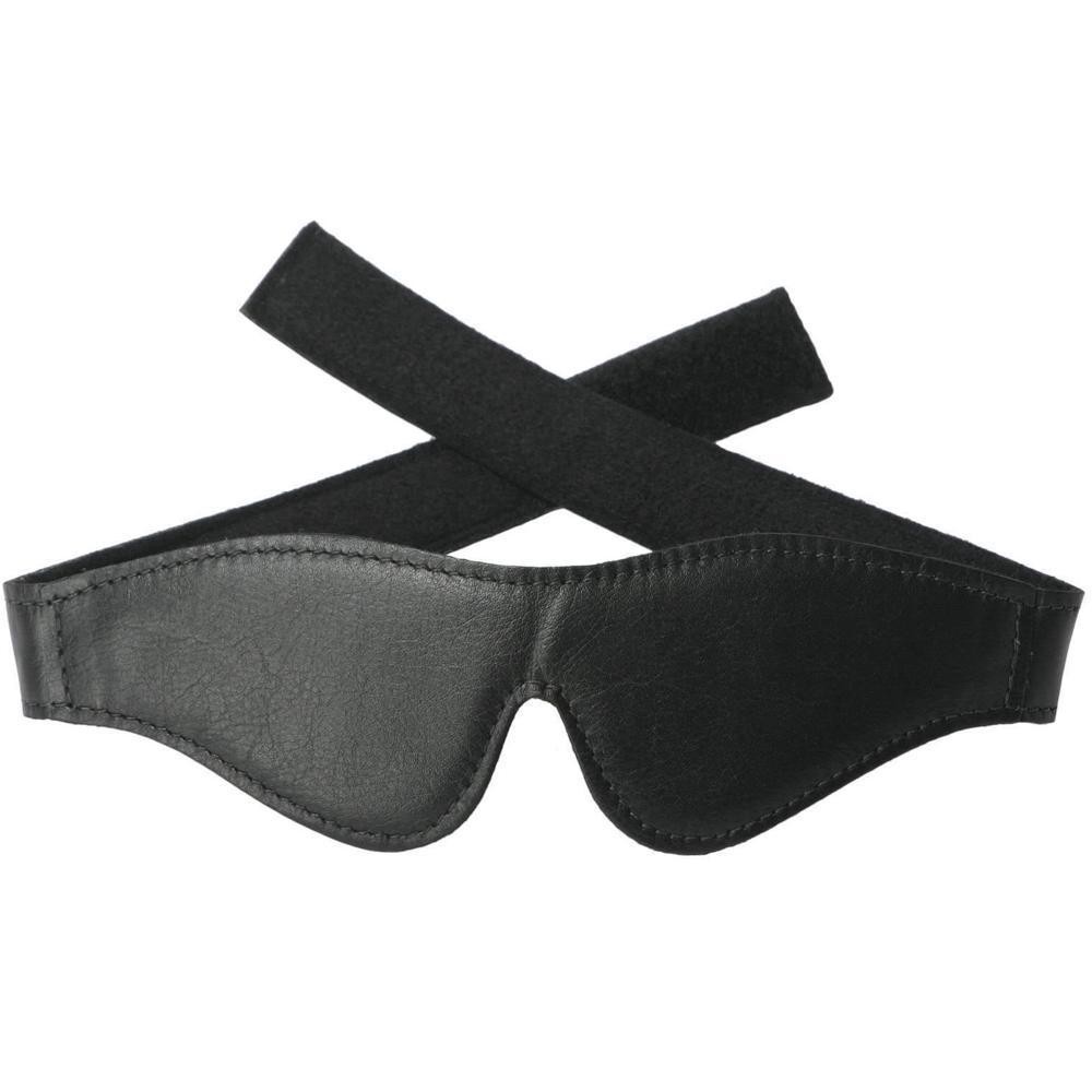 Strict Leather Velcro Blindfold (Genuine Leather) | Shopee Singapore