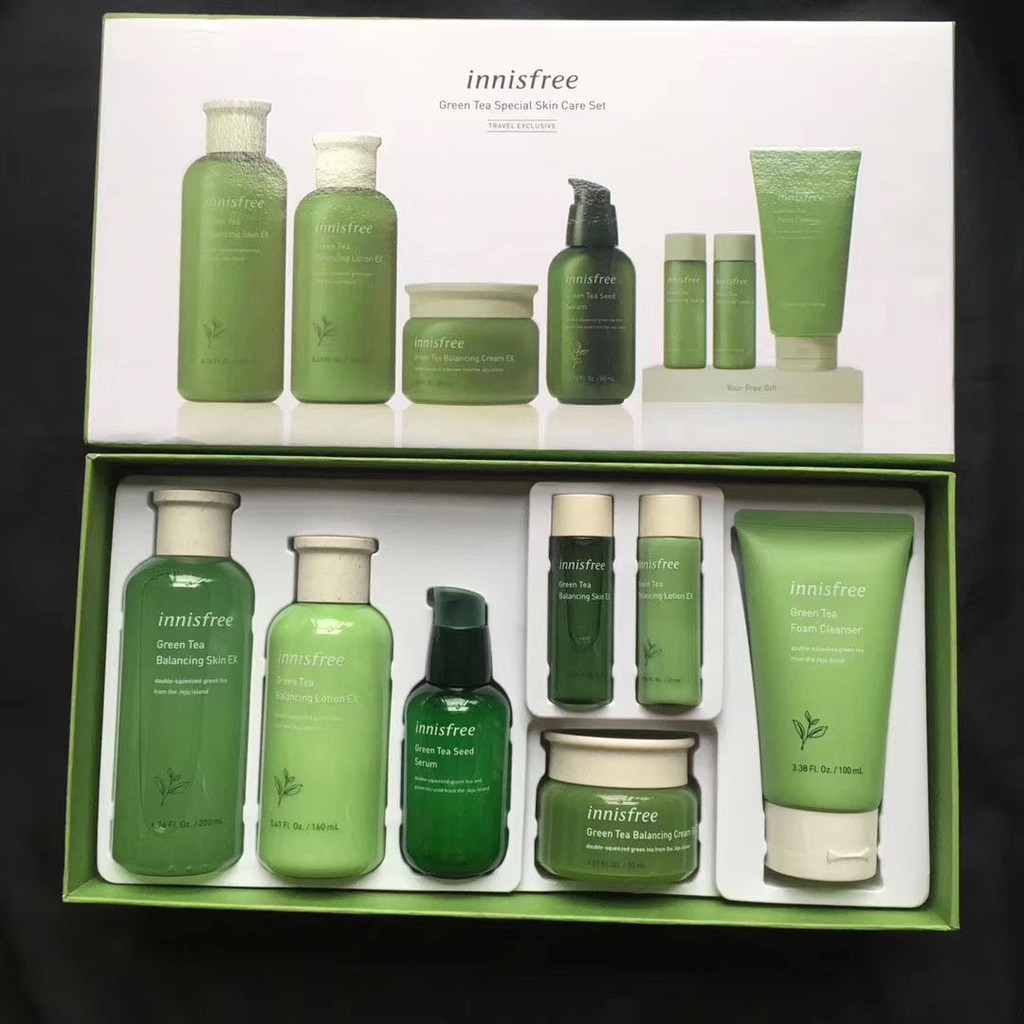 innisfree green tea set