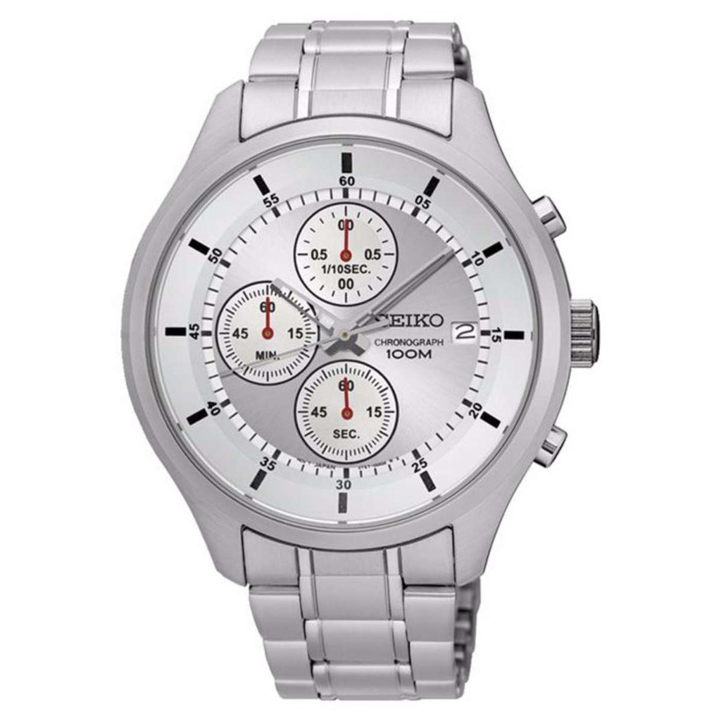 seiko chronograph stainless steel