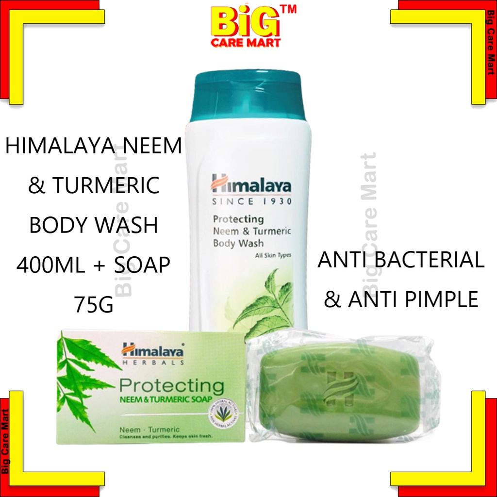 Himalaya Protecting Neem & Turmeric [Body Wash 400ml + Soap 75g
