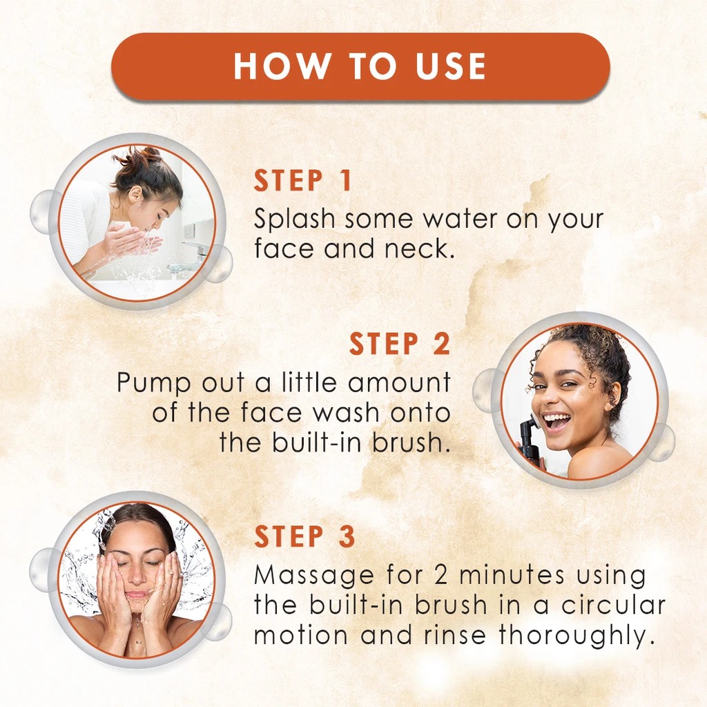 wow skin science brightening vitamin c foaming face wash