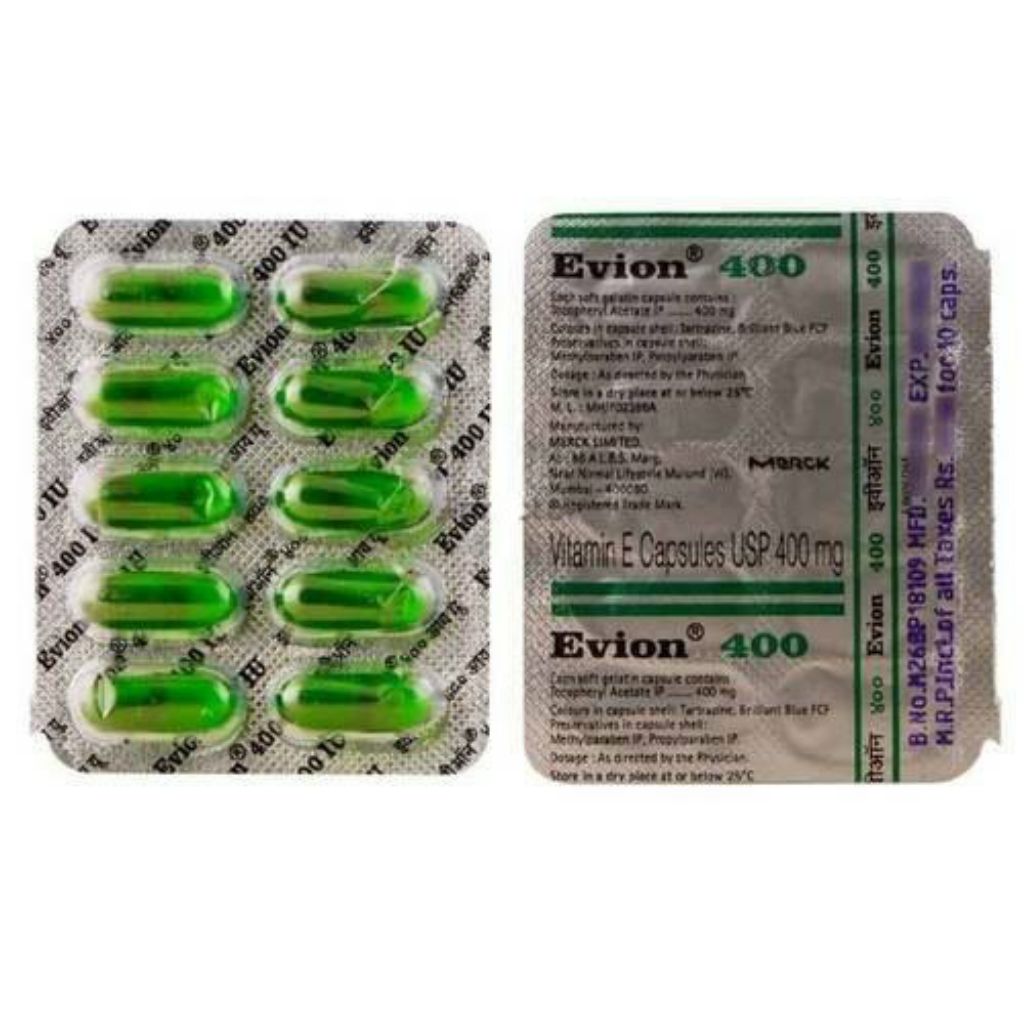 Evion 400 Mg Vitamin E Capsule Shopee Singapore