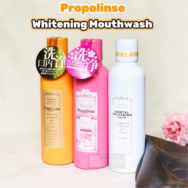 PROPOLINSE Japanese No.1 Dental Whitening Mouthwash 600ml Shopee