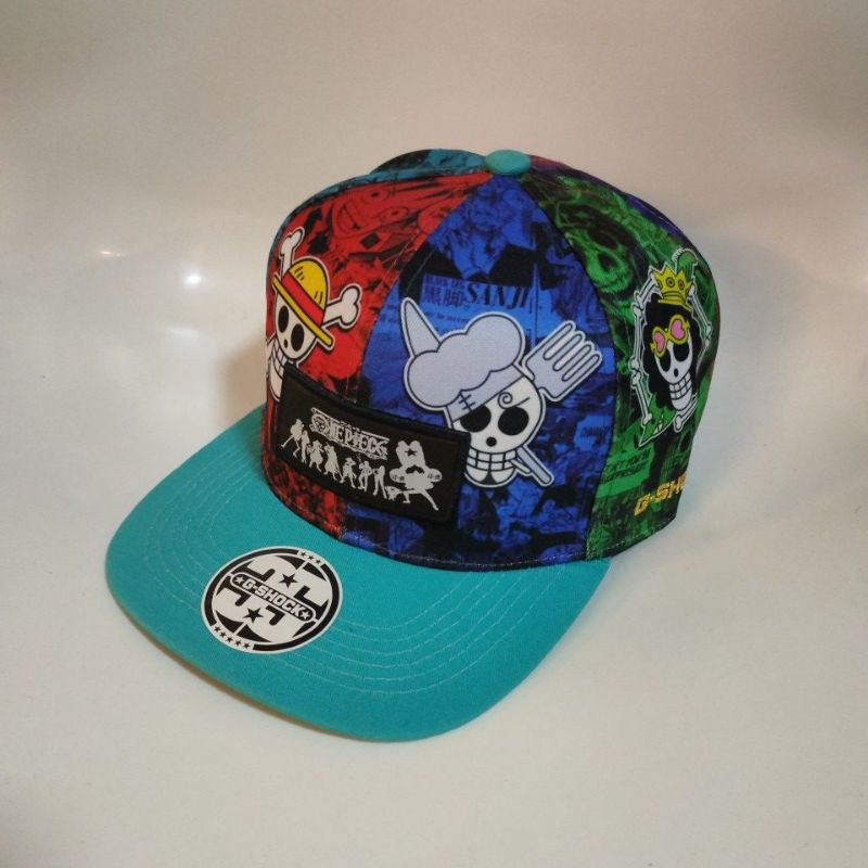 New Stock Cap One Piece Topi Full Print Snapback Trucker Shopee Singapore