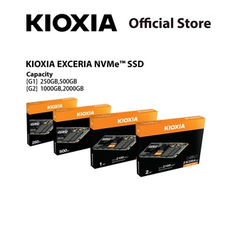KIOXIA EXCERIA M.2 NVMe ™ SSD High Speed Read Up to 2,100MB/s - 250GB 500GB 1TB 2TB - Gen 1 / Gen 2 NVME