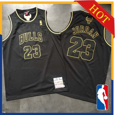 black and gold bulls jersey