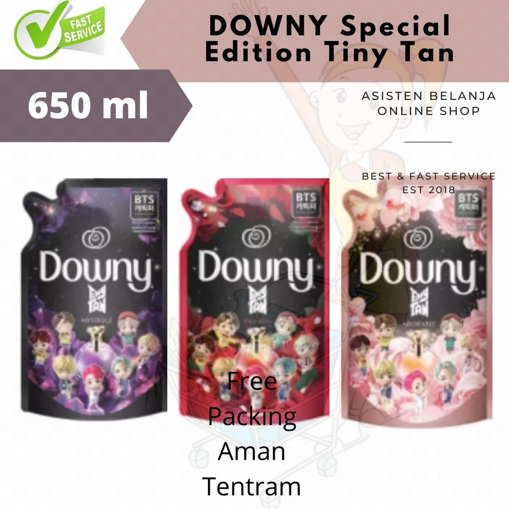 Downy TinyTAN BTS Special Edition 650ml 650ml Mystique Adorable Passion