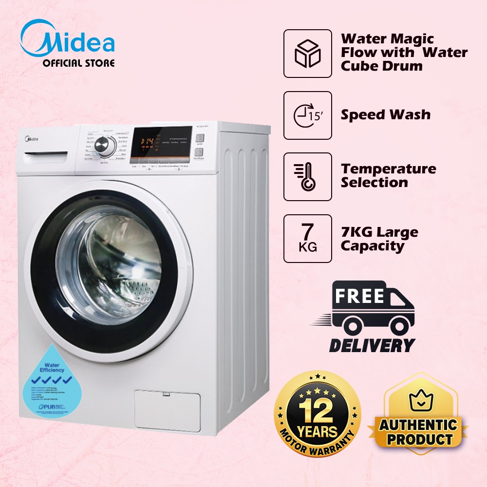 [ REDUCTION SGD 10.00 ] 7kg Front Load Washing Machine • Discount in 9/