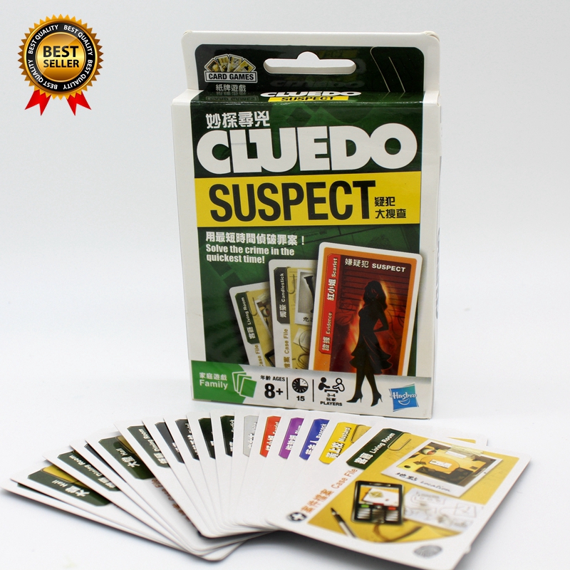 Reasoning Mental Logical Card Suspect Cluedo Board Game Instructions Game English Shopee Singapore