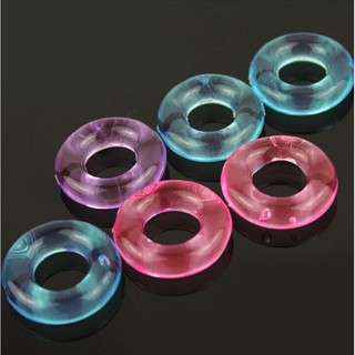 5pc Delay Ejaculation Cocks Ring Male Penis Erection Stretcher Extender