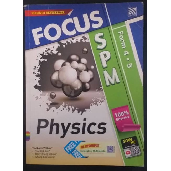 Spm Physic Form 4 And 5 Rainbow Hollow Focus Book Shopee Singapore