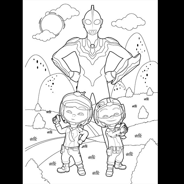 83 Collections Coloring Pages Ultraman  Best Free