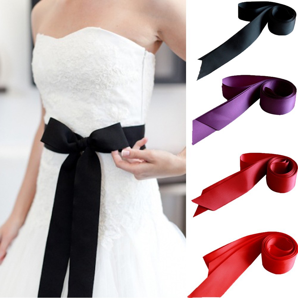 satin waist belt