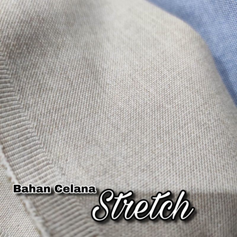 Premium Semi Wool Stretch Pants Material Shopee Singapore