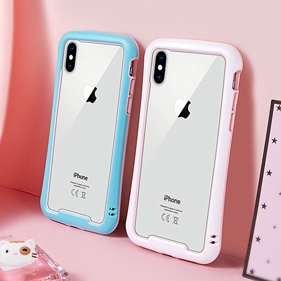 Bumper Rubber Dual Color Soft Protection Case Bumper For Iphone 11 Pro Xs Max Xr X Bumper Ready Stock Shopee Singapore