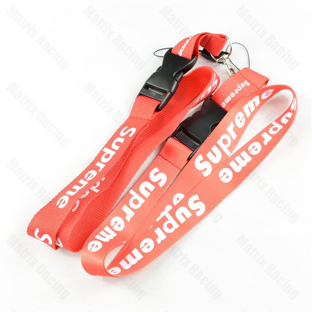 supreme keychain lanyard