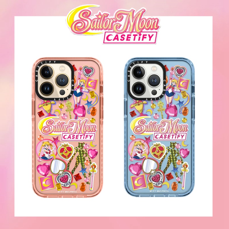 Casetify Sailor Moon Stickermania Heart Silicone Tpu Case Cover For