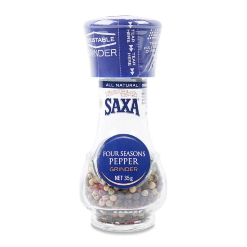 Saxa Four Seasons Peppercorn Grinder 35 gm [Australia] Shopee Singapore