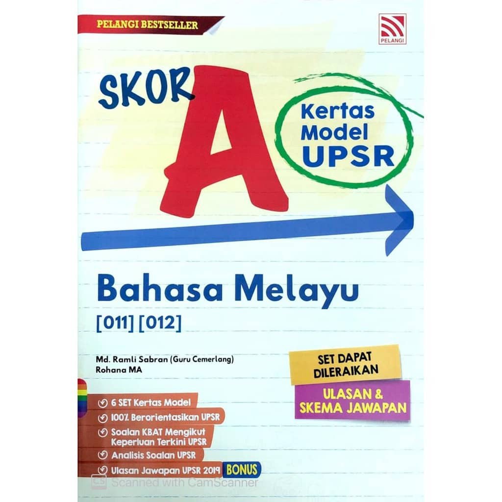 Skor A Paper Model Upsr 2020 4 Subject Bm Bi Mate Science Shopee Singapore