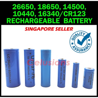 🔋Rechargeable Lithium Li-ion Battery🔋 26650/18650/14500/16340/10440 Batteries Charger