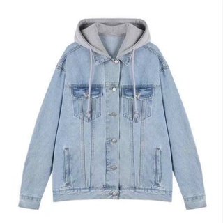 Image of thu nhỏ Korean Version Women's Retro Loose Denim Long-Sleeved Hooded Jacket 2022 Student Spring Autumn New Style Casual All-Match Top #7