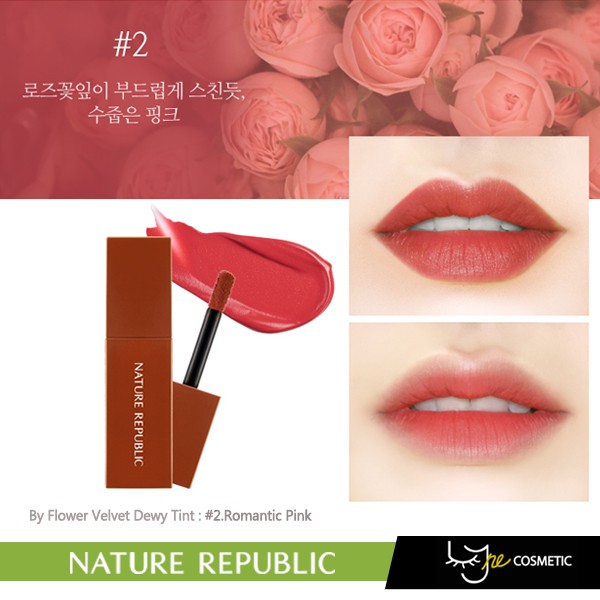 Short Expiry Date Deal 21 02 Nature Republic By Flower Velvet Dewy Lip Tint 4g Lipstick Lips Shopee Singapore