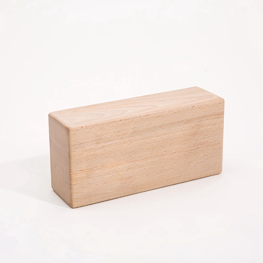 solid wood yoga blocks