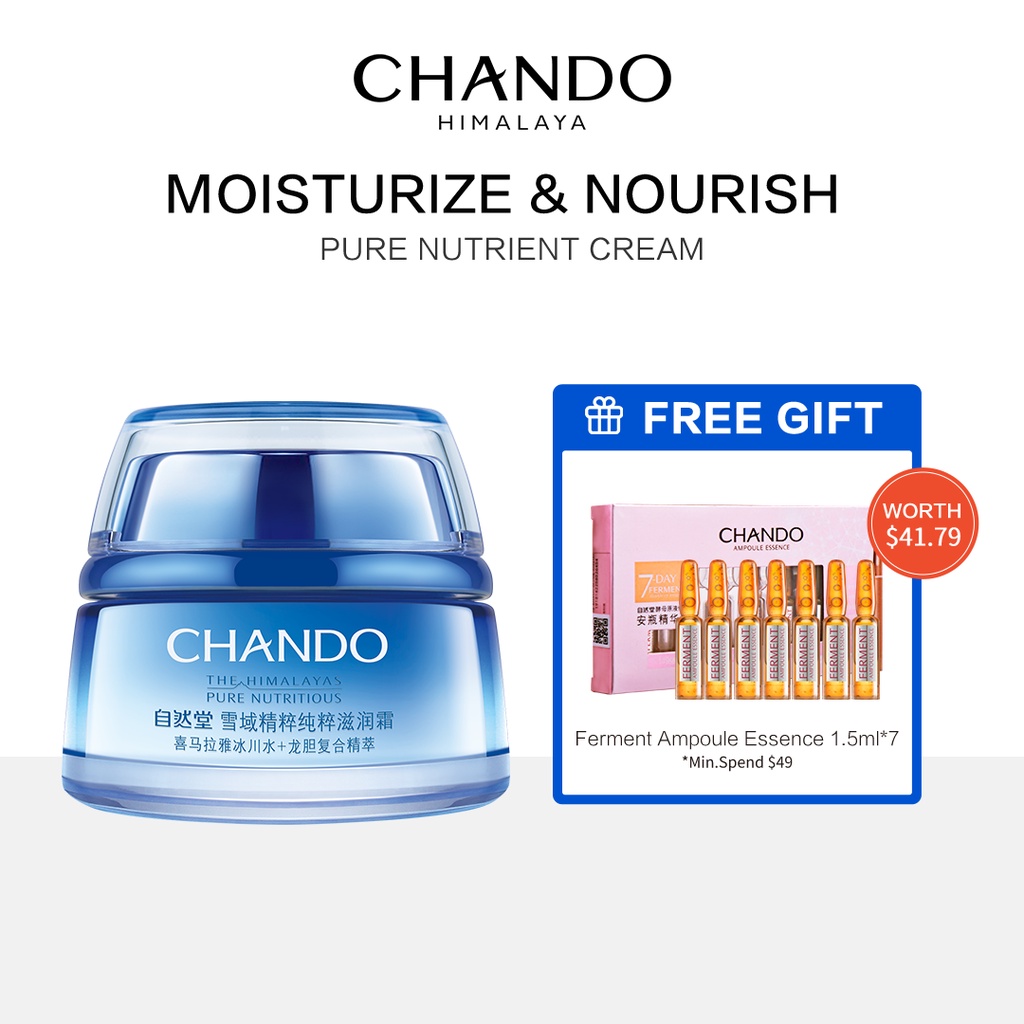 CHANDO Himalaya 自然堂 Pure Nutrient Cream 50g | Shopee Singapore