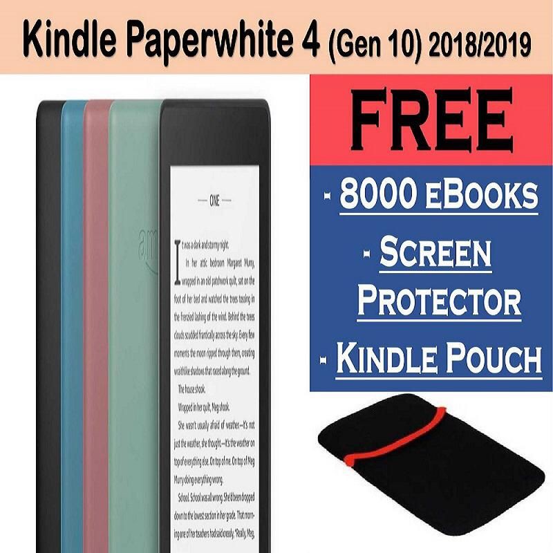 Bestsgelectronics Latest 19 Kindle Paperwhite 4 Gen 10 Free 8000 Ebooks Star Wars Books Pouch Screen Protector Shopee Singapore