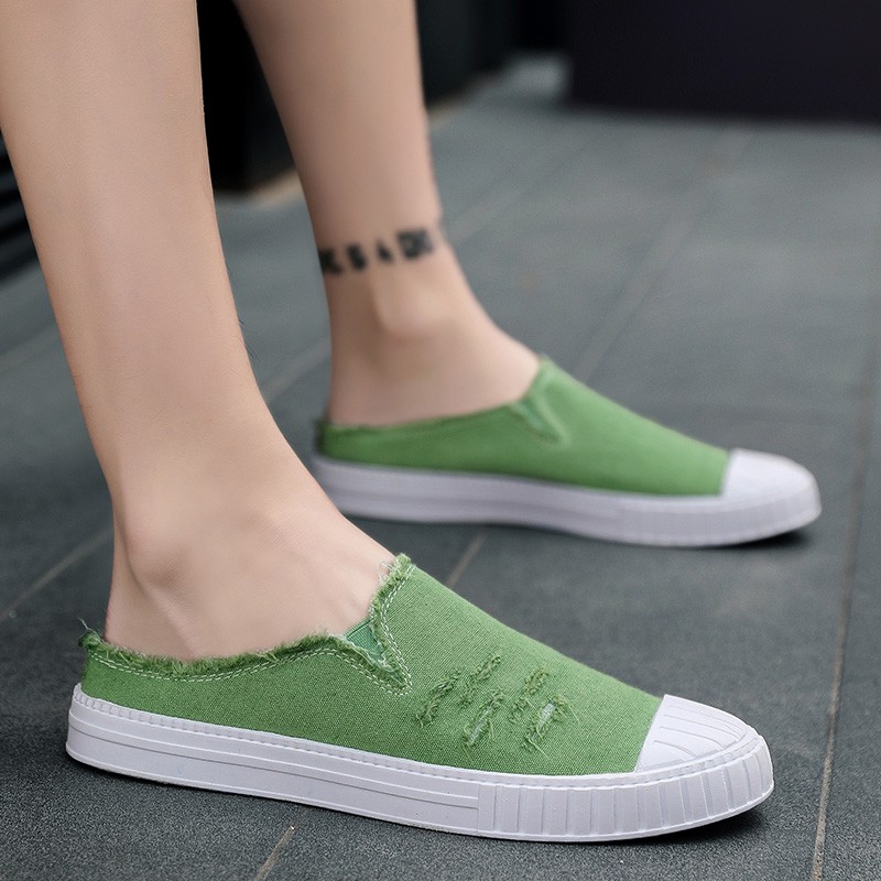 mens slippers with heels
