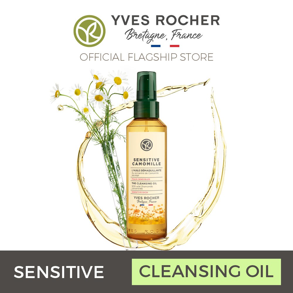 Yves Rocher Sensitive Chamomile Cleansing Oil 150ml Shopee Singapore