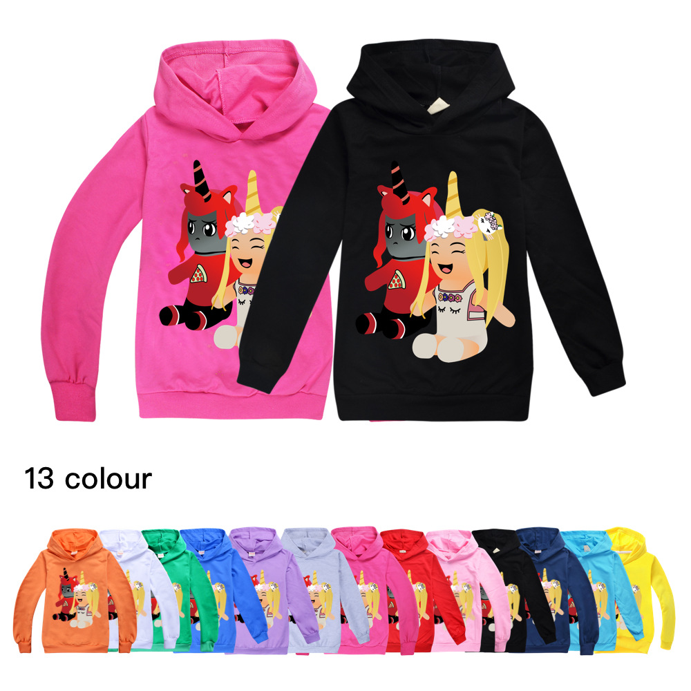 Kids Boys Girls Anime Cartoon I Am Sanna Unicorn Printed Long Sleeve Hoodies Hooded Sweatshirt Casual Top Shopee Singapore