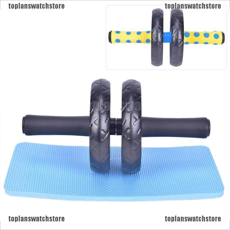 Keep Fit Wheel Abdominal Wheel Ab Roller With Mat For Fitness