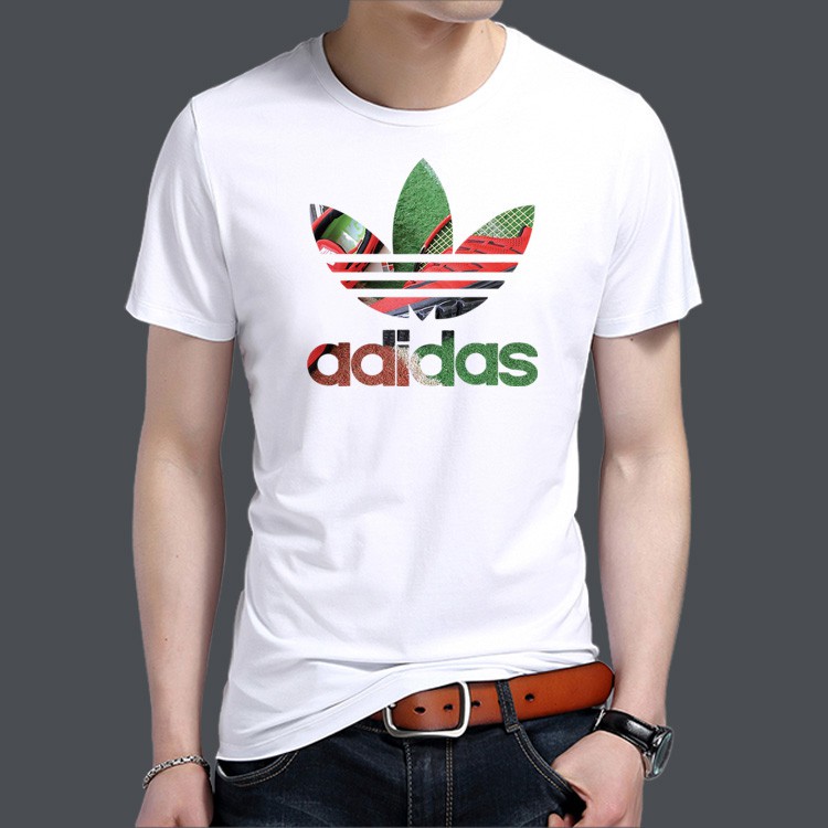 grey adidas top mens