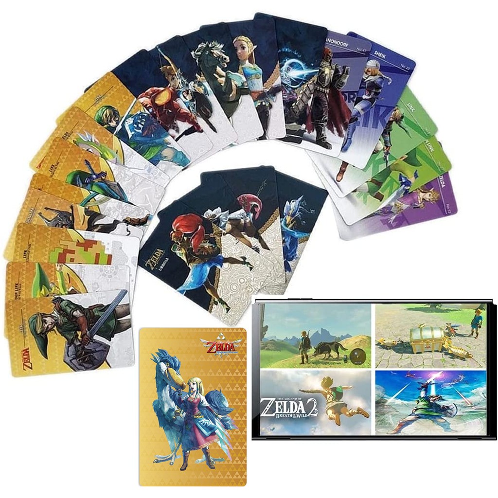 28 Pack Newest Version Zelda Series Amiibo Cards Link Nfc Card Compatible Switch Games Skyward Sword Hd Breathe Of The Wild Shopee Singapore