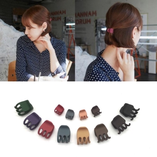 Image of SF002 Small and mini size Korean frosted simple hair clip