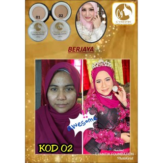 Foundation Kalis Air Spf 50 Cyantik Shopee Singapore