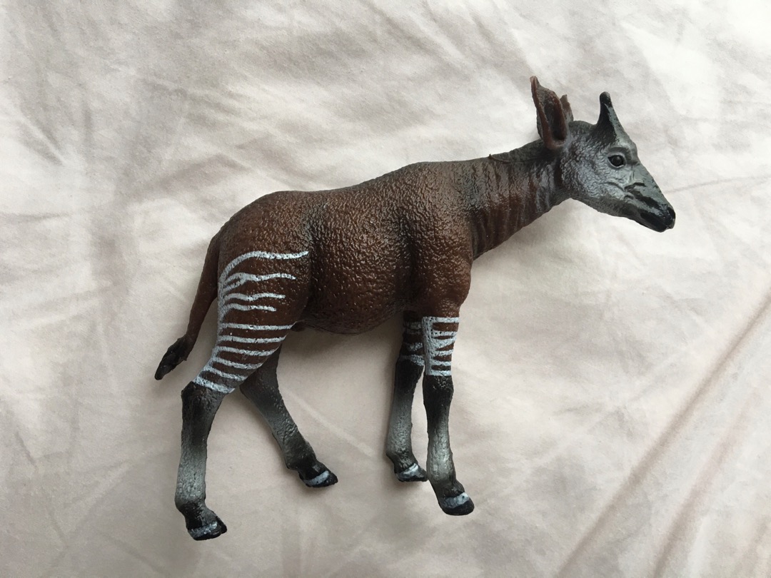 Okapi Animal Model Figure Toy Boys Bag Filler Favours Lucky Dip Pinata Prizes