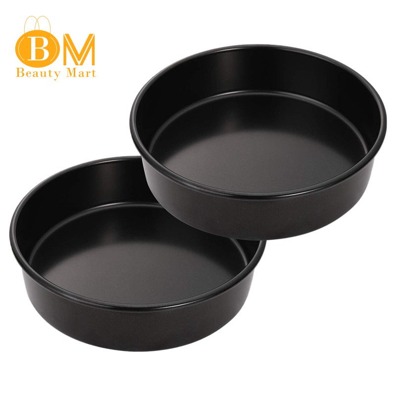 BM】2 Pack 6 Inch Round Cake Pan Set 