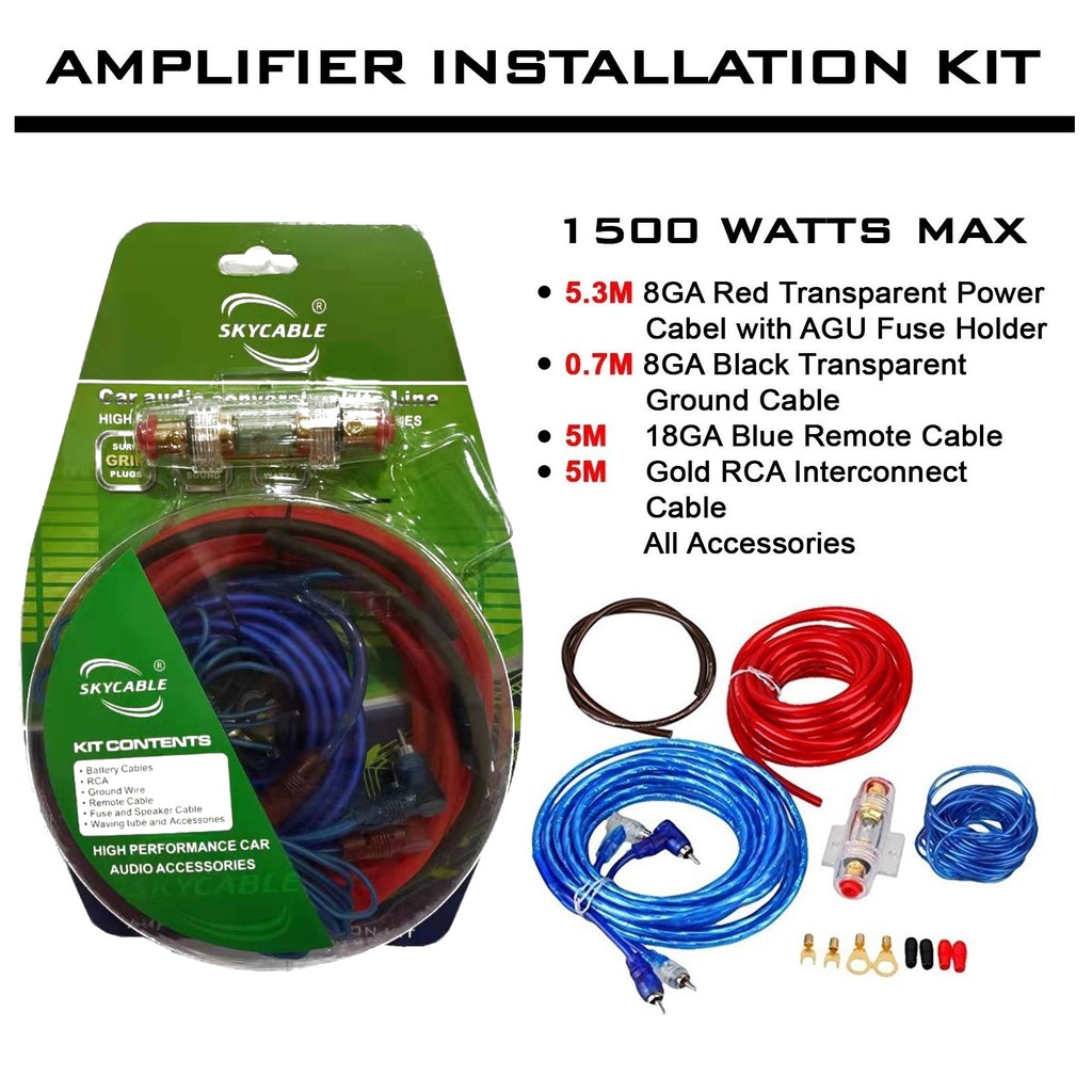 wiring kit for amp and sub