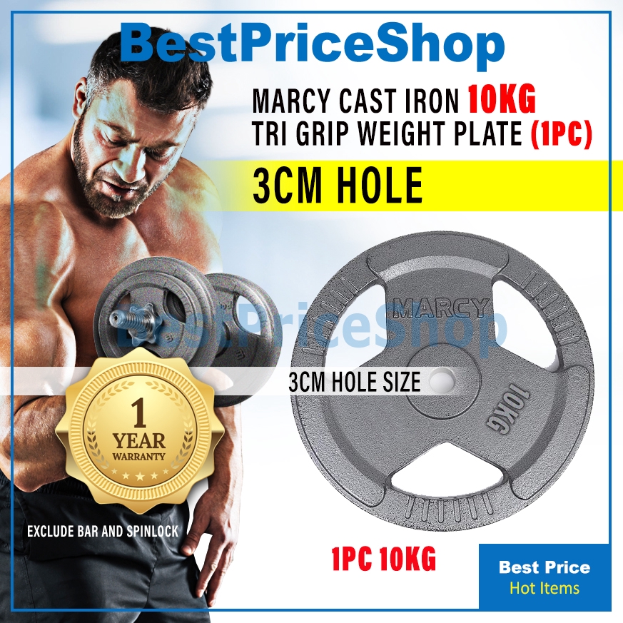olympic lifting with iron plates