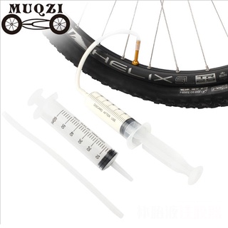 RISK MTB Bike Tubeless Tyre Oil Sealant Injector Syringe Tool Tire Filling Tool 